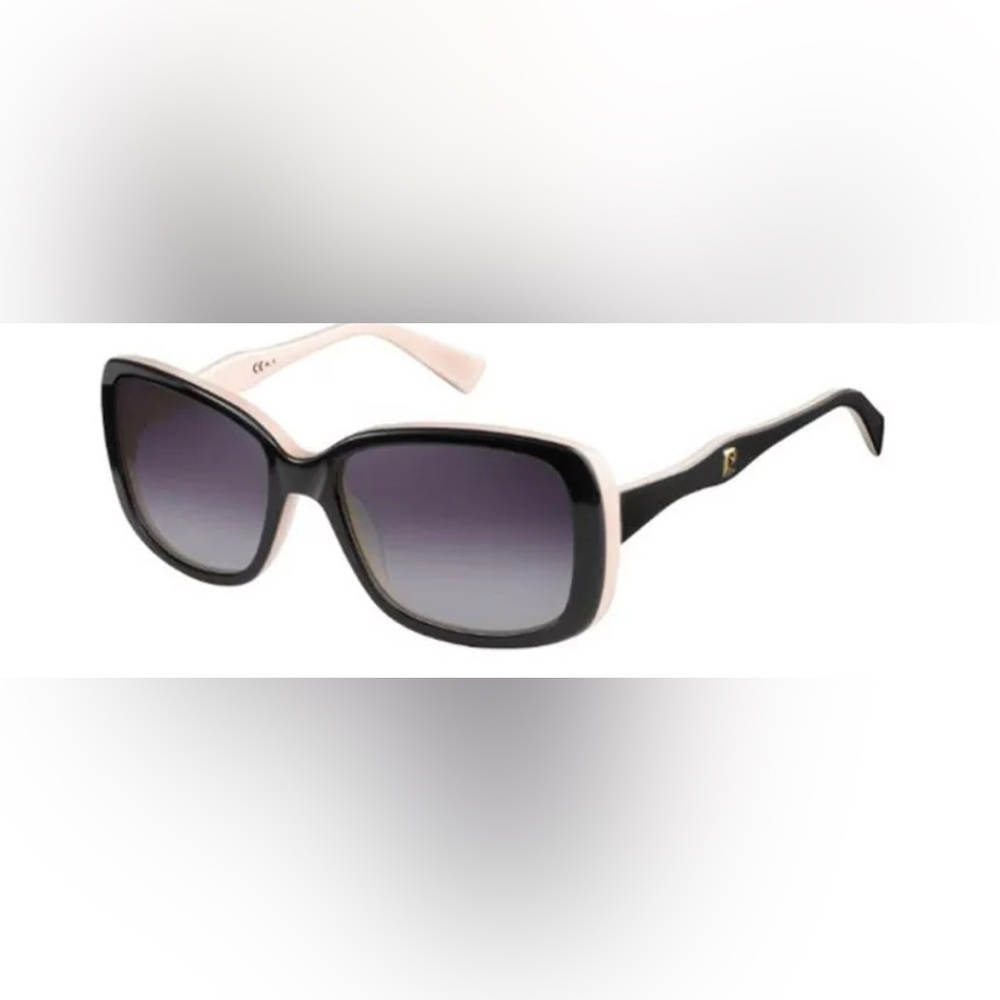 Pierre Cardin Black and Cream Sunglasses